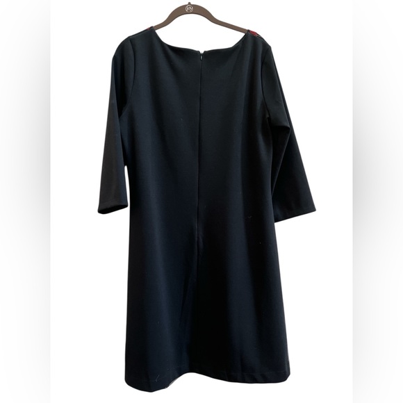 Marisa & Marie Embroidered Floral Tunic Dress Black XL Made in Italy Boho - Picture 2 of 8